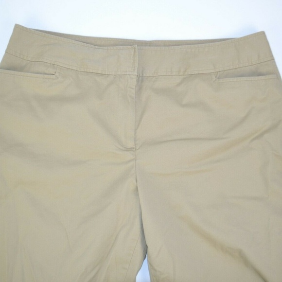 Fashion Bug Cuffed & Cropped Khaki Pants - Picture 6 of 8